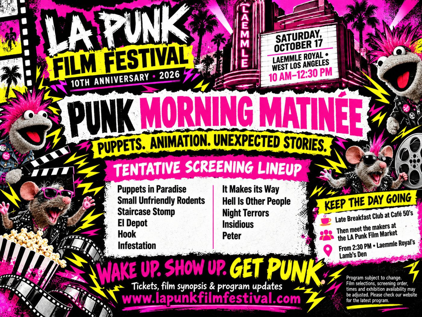 LA Punk Film Festival at 10: What’s on the 2026 Program, From Coup 53 to Puppets in Paradise